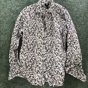 Unique abstract large men’s H&M button up